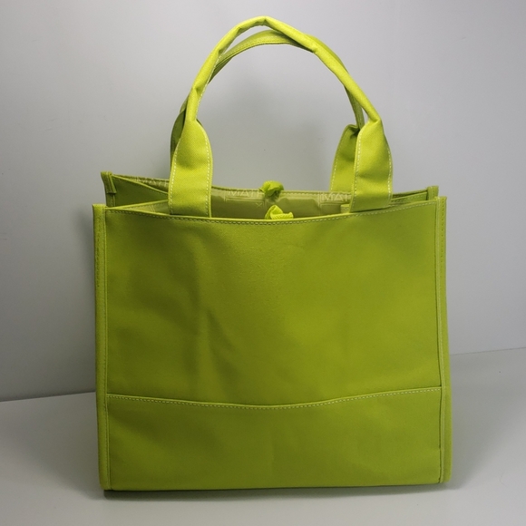 Matrix Green Canvas Tote - Picture 2 of 5